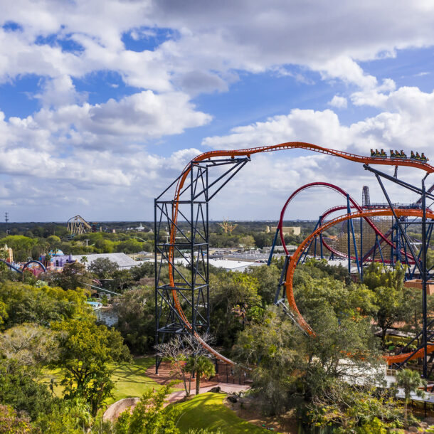 Aerial View of Busch Gardens