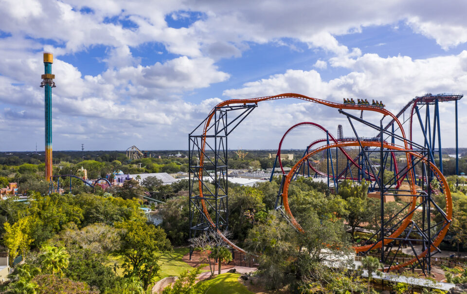 Aerial View of Busch Gardens